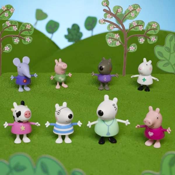 Peppa Pig Dr. Polar Bear Calls On Peppa and Friends Figure Pack, Includes 8 Figures, Preschool Toys, Ages 3 and Up (Amazon Exclusive) - 3