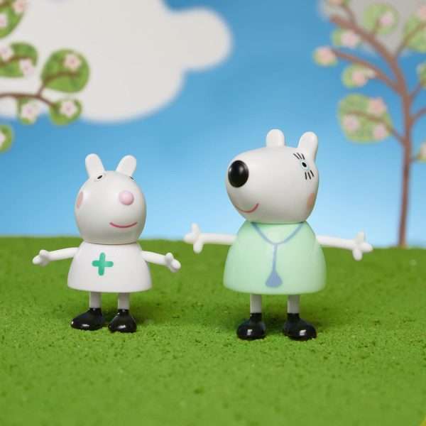 Peppa Pig Dr. Polar Bear Calls On Peppa and Friends Figure Pack, Includes 8 Figures, Preschool Toys, Ages 3 and Up (Amazon Exclusive) - 4