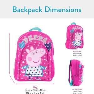 Peppa Pig Backpack - Backpacks for Girls - Kids School Bag - 7
