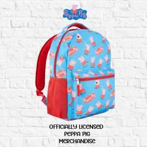 Peppa Pig Backpack for Girls - Peppa, George, Mummy and Daddy - 16 Backpack For School - Front Pocket and Laptop Sleeve Backpack for Girls and Toddlers - 6