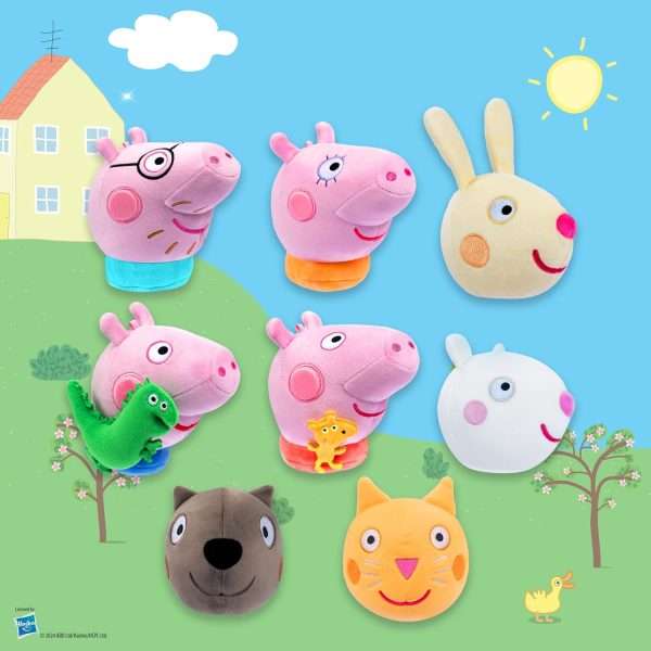Peppa Pig, Blind Box Surprise Plushies - Mystery Action Figures Toy, Cute Stuffed Animal - Great for Gifts & Party Favors, Aged 3+ (1-Pack) - 4