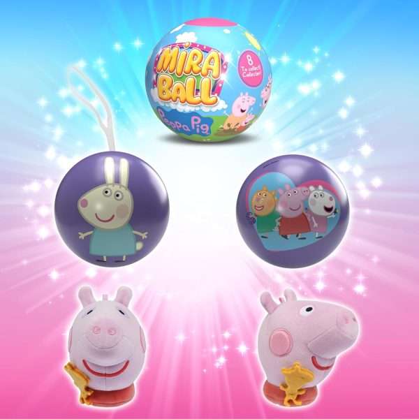 Peppa Pig, Blind Box Surprise Plushies - Mystery Action Figures Toy, Cute Stuffed Animal - Great for Gifts & Party Favors, Aged 3+ (1-Pack) - 7