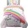 Franco Kids Bedding Super Soft Comforter and Sheet Set, 4 Piece Twin Size, Peppa Pig - 1