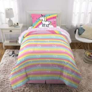 Franco Kids Bedding Super Soft Comforter and Sheet Set, 4 Piece Twin Size, Peppa Pig - 6