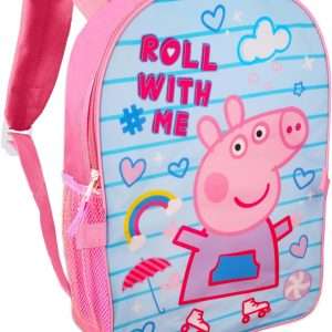 Peppa Pig Backpack Lunch Box Set For Kids, Toddlers ~ 3 Pc Bundle With Peppa Pig School Bag, Lunch Bag, And Stickers (Peppa Pig School Supplies) - 2
