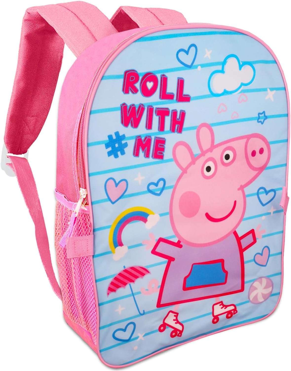 Peppa Pig Backpack Lunch Box Set For Kids, Toddlers ~ 3 Pc Bundle With Peppa Pig School Bag, Lunch Bag, And Stickers (Peppa Pig School Supplies) - 2