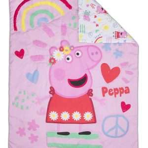 Peppa Pig - Be Nice & Kind 4 Pc Toddler Bed Set, Pink (Pack of 2) - 6