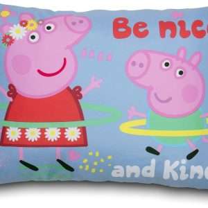 Peppa Pig Be Nice & Kind 4 Piece Toddler Bedding Set - Includes Comforter, Sheet Set - Fitted and Top Sheet + Reversible Pillow Case for Girls Bed, Pink - 6