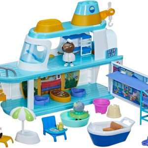 Peppa Pig Cruise Ship, Multilevel Playset with 17 Pieces, Preschool Toys for 3 Year Old Girls and Boys and Up - 1