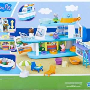Peppa Pig Cruise Ship, Multilevel Playset with 17 Pieces, Preschool Toys for 3 Year Old Girls and Boys and Up - 11