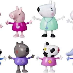 Peppa Pig Dr. Polar Bear Calls On Peppa and Friends Figure Pack, Includes 8 Figures, Preschool Toys, Ages 3 and Up (Amazon Exclusive) - 1