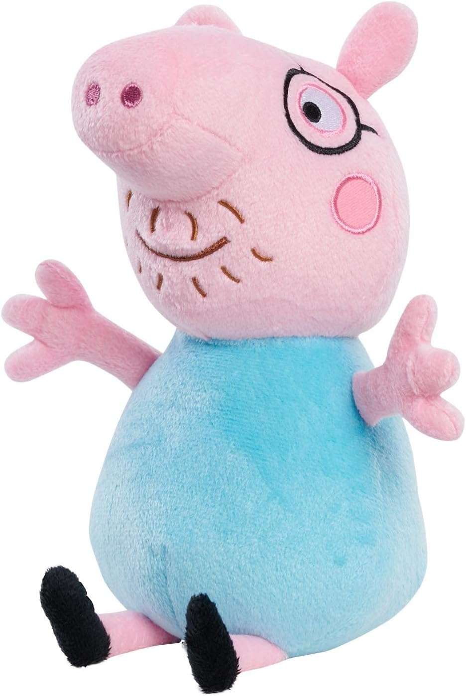 Peppa Pig Family Small Plush Stuffed Animal 4-piece Set, Mummy Pig, Daddy Pig, George, for Ages 2 Up, Amazon Exclusive by Just Play - 4