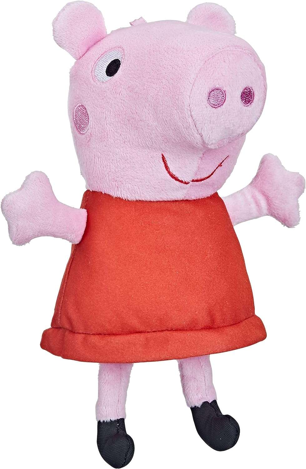 Peppa Pig Giggle 'n Snort Plush Doll, 7.5 Inch, Interactive Stuffed Animal with Sound Effects, Kids Easter Toys, Preschool Gifts, or Basket Stuffers - 1