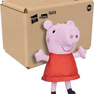 Peppa Pig Giggle 'n Snort Plush Doll, 7.5 Inch, Interactive Stuffed Animal with Sound Effects, Kids Easter Toys, Preschool Gifts, or Basket Stuffers - 2