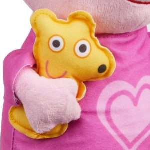 Peppa Pig Peppa’s Bedtime Lullabies Singing Plush Doll, 11 Inch Interactive Stuffed Animal, Preschool Toys for 18 Month Year Old Girls and Boys and Up, with Teddy Bear Accessory - 7