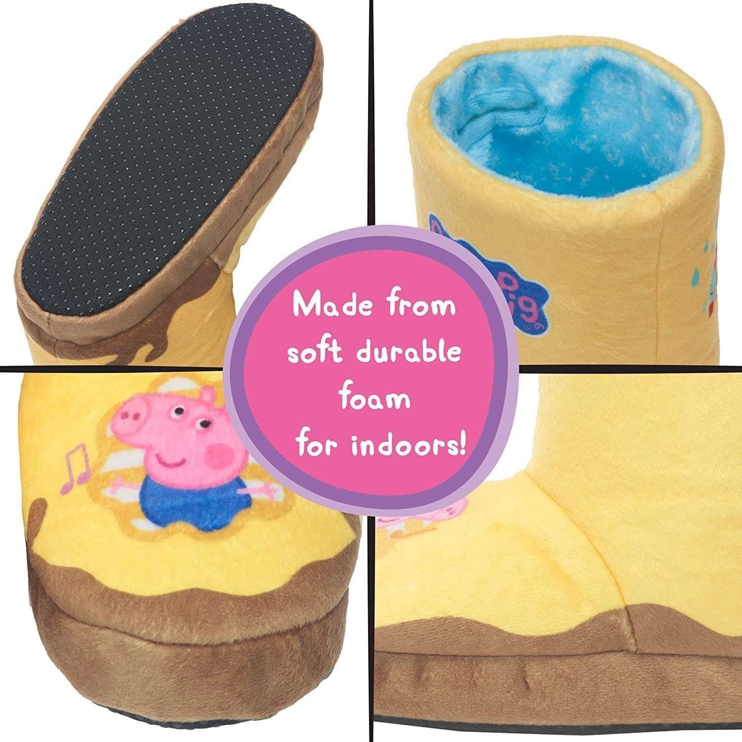 Peppa Pig Toys Muddy Puddle Boots with Sounds - Interactive Wearable Yellow Toy Wellies with Sound and Music activated as you Walk or Run - 5