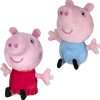 Peppa Pig and George Squeeze & Squish Plush Set, 6 – Soft & Cuddly Stuffed Animals - Toy Gift for Kids - 1