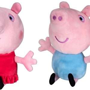 Peppa Pig and George Squeeze & Squish Plush Set, 6 – Soft & Cuddly Stuffed Animals - Toy Gift for Kids - 4