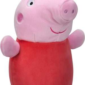 Squishmallows HugMees Original 10-Inch Peppa Pig - Medium-Sized Ultrasoft Official Jazwares Plush - 1