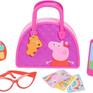 Peppa Pig Bag Set, Dress Up & Pretend Play, 8-pieces, Interactive Toy, Sounds and Lights, Kids Toys for Ages 3 Up by Just Play - 4