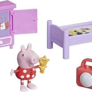 Peppa Pig Peppa's Adventures Bedtime with Peppa Accessory Set Preschool Toy, Figure and 5 Accessories, for Ages 3 and up - 1