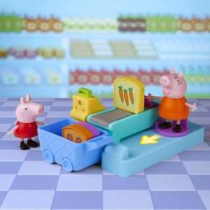 Peppa Pig Peppa’s Adventures Peppa’s Supermarket Playset Preschool Toy- Includes 2 Figures and 8 Themed Accessories; for Ages 3 and Up - 4
