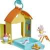 Peppa Pig Peppa’s Adventures Peppa’s Swimming Pool Playset Preschool Toy, Includes 1 Figure and 4 Accessories, Ages 3 and Up - 1