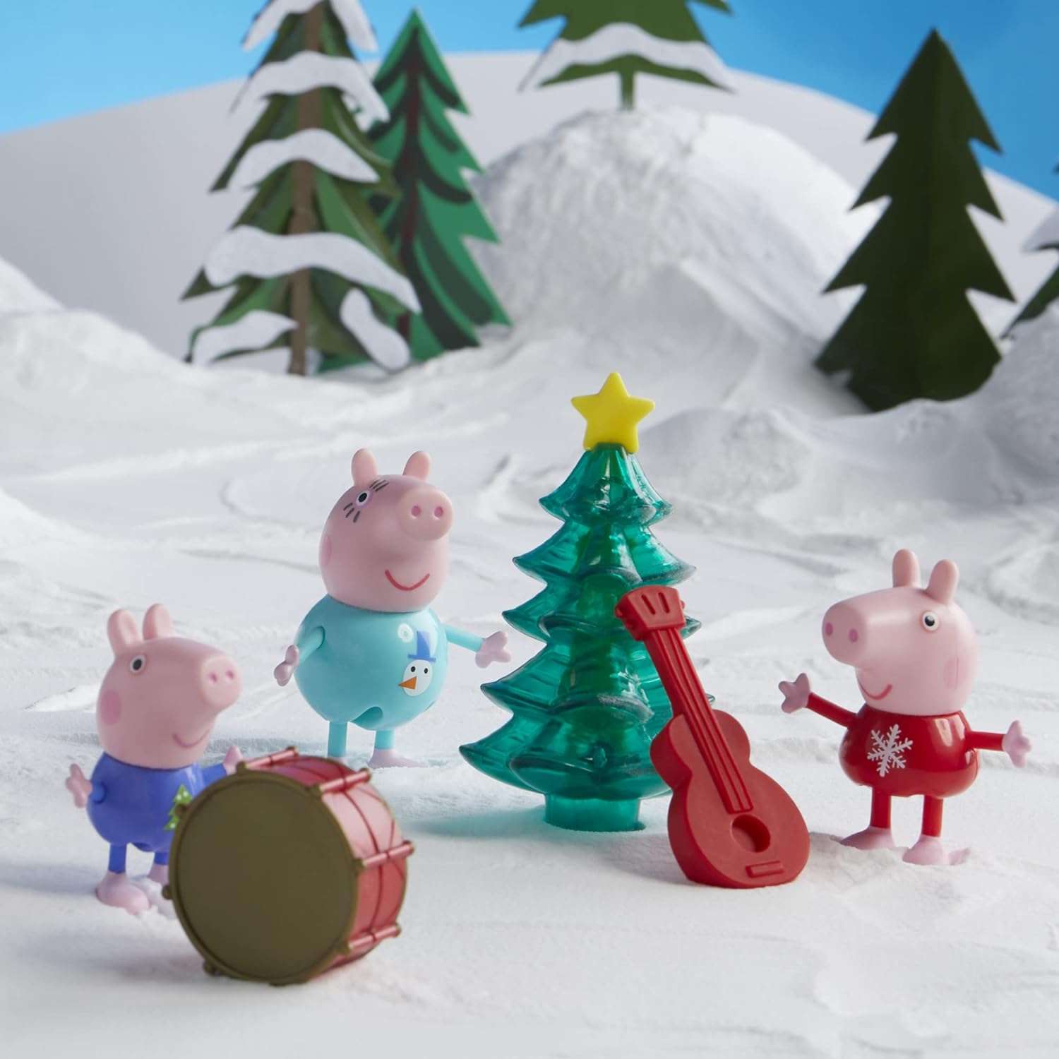 Peppa Pig Peppa’s Kids Advent Calendar, Contains 24 Surprise Toys, 4 Holiday Family Figures; Ages 3 and Up - 5