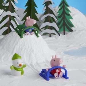 Peppa Pig Peppa’s Kids Advent Calendar, Contains 24 Surprise Toys, 4 Holiday Family Figures; Ages 3 and Up - 7