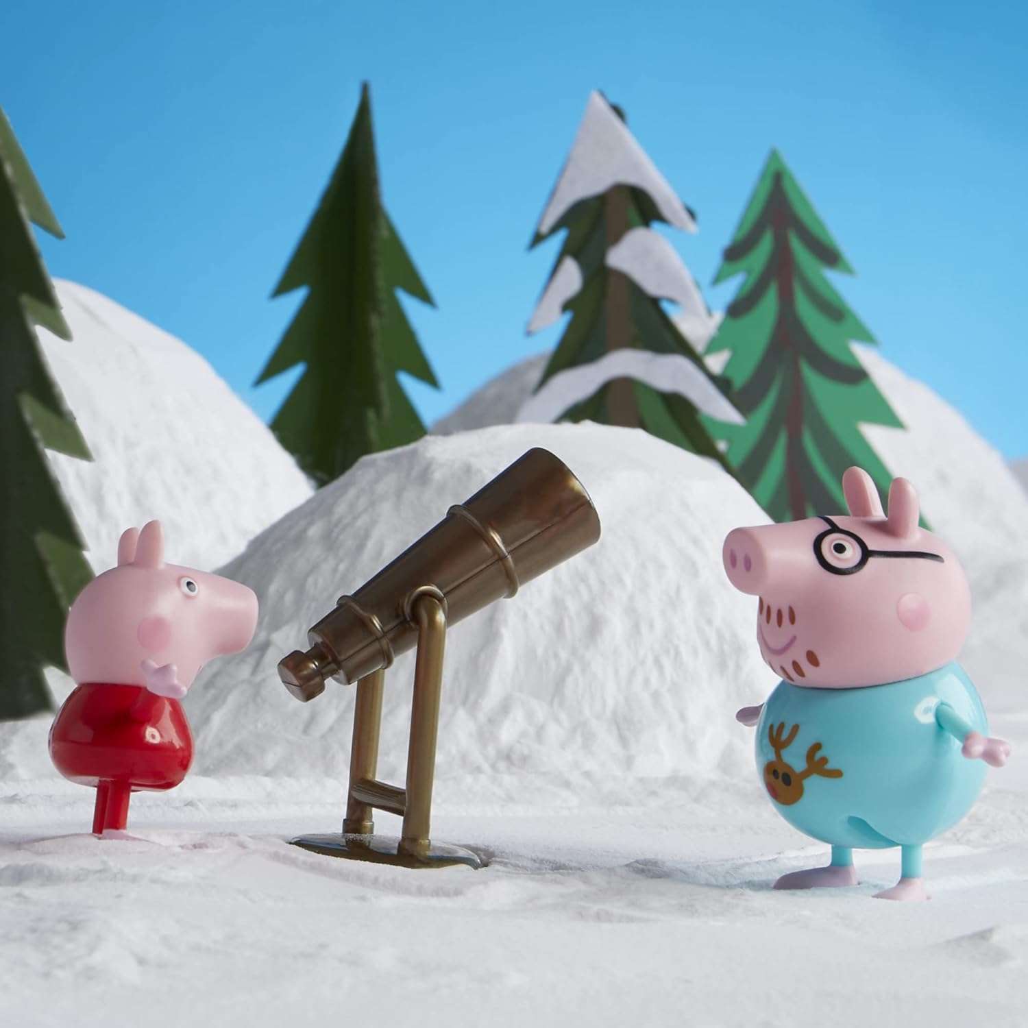 Peppa Pig Peppa’s Kids Advent Calendar, Contains 24 Surprise Toys, 4 Holiday Family Figures; Ages 3 and Up - Image 4
