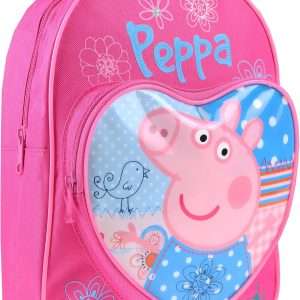 Peppa Pig Backpack - Girls Backpacks for School - Cute Bookbag for Kids - Pink - 2