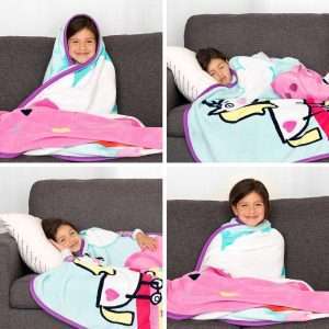 Franco Kids Bedding Super Soft Plush Micro Raschel Blanket, 62 in x 90 in, Peppa Pig - 5