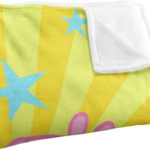 LOGOVISION Peppa Pig High Five Peppa and George Kids Silky Touch Blanket, 36 x 58 - 3