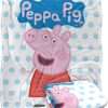 LOGOVISION Peppa Pig Kids Silky Touch Blanket, 50x60 Peppa and Logo - 1