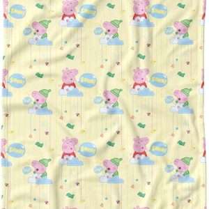 LOGOVISION Peppa Pig Lightweight Baby Blanket, 30X40, Shh Baby's Sleeping Unisex for Infants Girls & Boys - 4