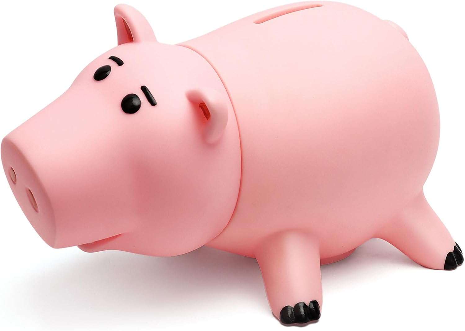Piggy Bank, Cute Plastic Coin Bank for Boys and Girls, Unbreakable Pig Money Bank for Kids Gift (Pink) - 2