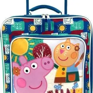 Fast Forward Kid's License 16 Soft Side Wheeled Pilot Case- Rolling Luggage (Peppa Pig) - 1