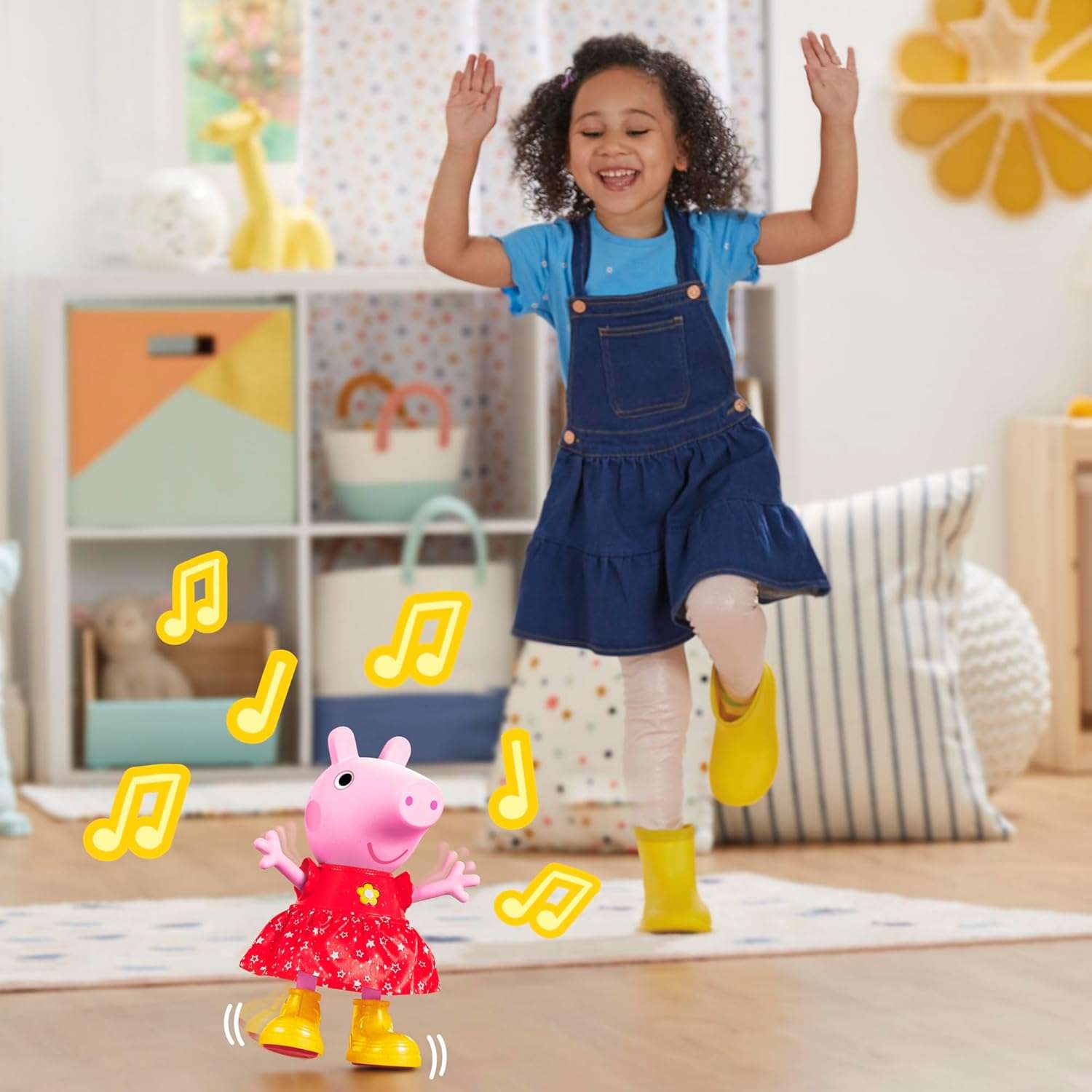 Peppa Pig Peppa’s Muddy Puddles Party Singing and Dancing Doll, Interactive Electronic Preschool Toys for Girls and Boys, Ages 3+ - 11