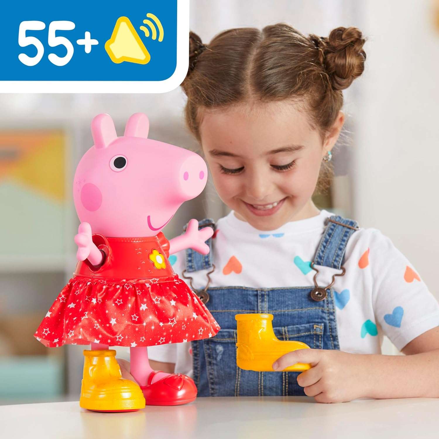 Peppa Pig Peppa’s Muddy Puddles Party Singing and Dancing Doll, Interactive Electronic Preschool Toys for Girls and Boys, Ages 3+ - 3