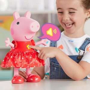 Peppa Pig Peppa’s Muddy Puddles Party Singing and Dancing Doll, Interactive Electronic Preschool Toys for Girls and Boys, Ages 3+ - 7