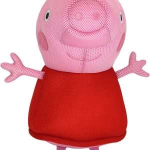 Wahu Aqua Pals Peppa Pig Plush Water Toy for Kids Ages 2+, Fast-Drying Waterproof Plush Doll Toy for Pool and Bathtub, Pink-Red, 16, Medium - 2