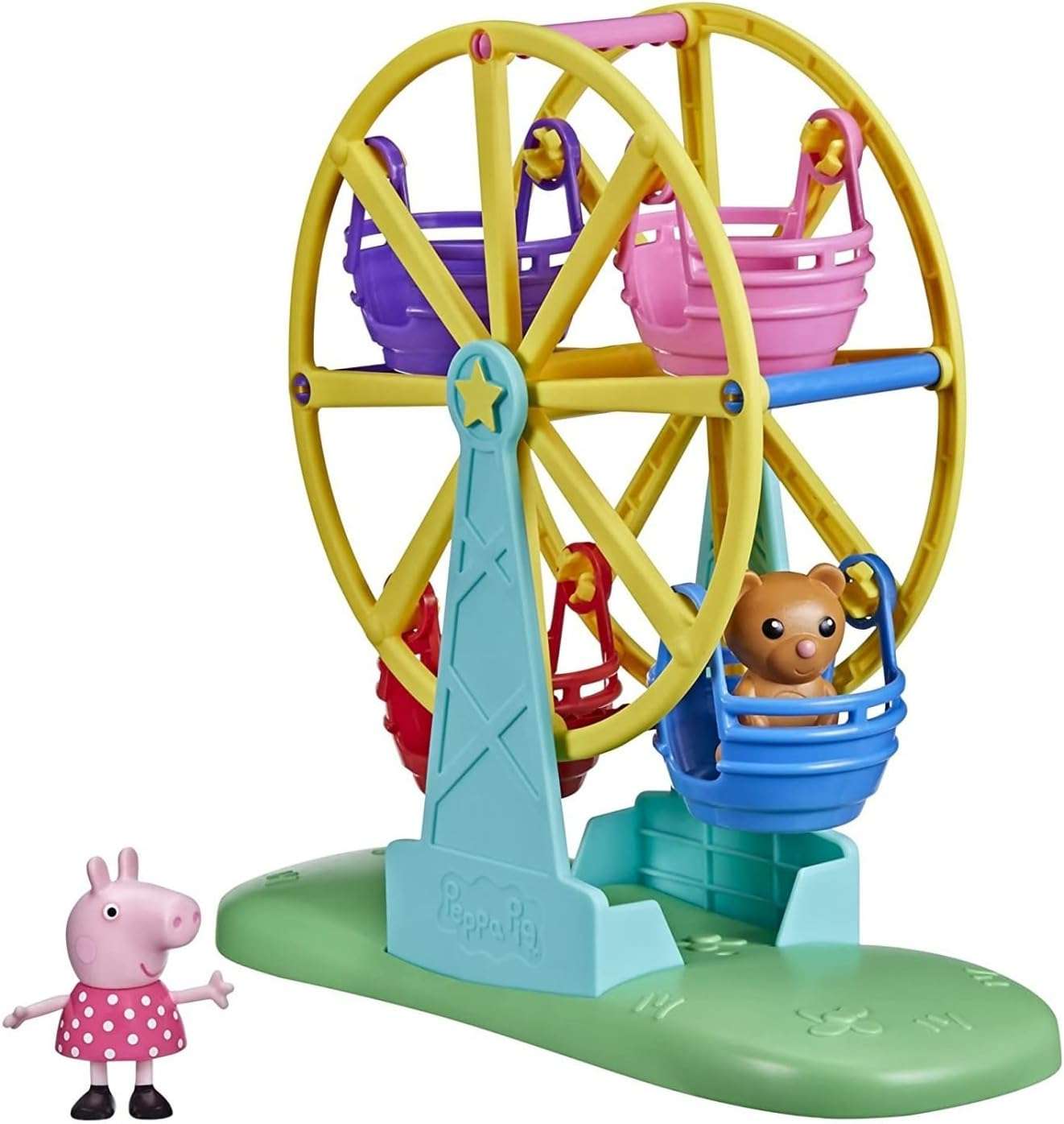 Peppa Pig Peppa’s Adventures Peppa’s Ferris Wheel Playset Preschool Toy Figure and Accessory for Kids Ages 3 and Up - 1