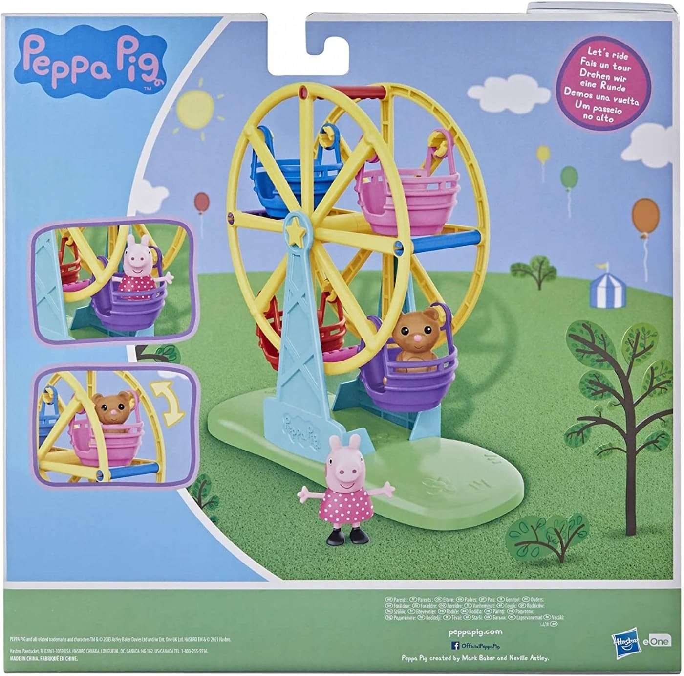 Peppa Pig Peppa’s Adventures Peppa’s Ferris Wheel Playset Preschool Toy Figure and Accessory for Kids Ages 3 and Up - 3