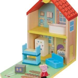 Peppa Pig Wooden Family Home, Sustainable FSC Certified Wooden Toy, Preschool Toy, Imaginative Play, Gift for 2-5 Year Old - 1
