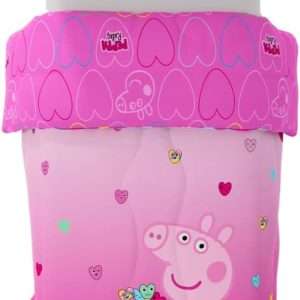 Franco Peppa Pig Kids Bedding Super Soft Microfiber Reversible Comforter, Twin, (Officially Licensed Product) - 1