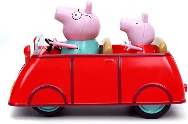 Jada Toys Peppa Pig RC Remote Control Car Red, Toys for Kids - 4