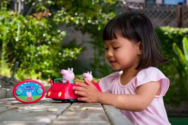 Jada Toys Peppa Pig RC Remote Control Car Red, Toys for Kids - 5