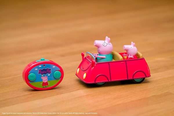 Jada Toys Peppa Pig RC Remote Control Car Red, Toys for Kids - 8