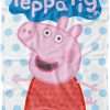 LOGOVISION Peppa Pig Blanket, 36x58 Peppa and Logo Fleece Blanket - 1