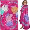 LOGOVISION Peppa Pig Peppa Suzy Candy Friends Kids Silky Touch Blanket, 36 x 58 - 1